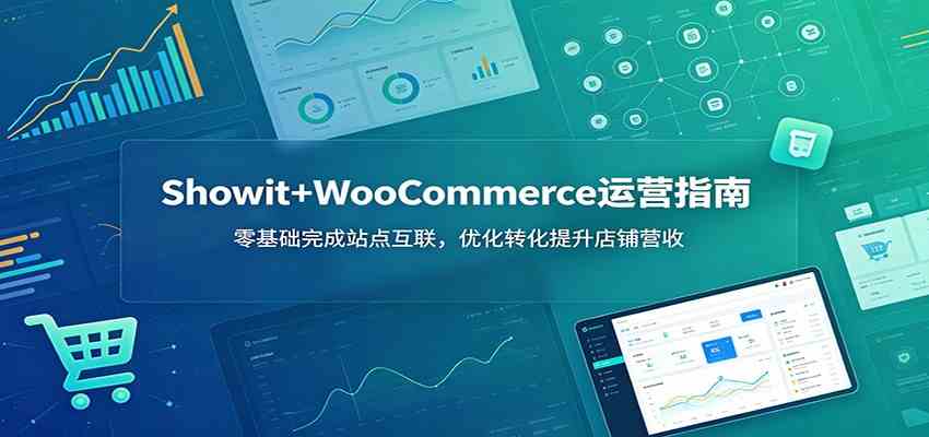 Showit+WooCommerce运营指南：零基础完成站点互联，优化转化提升店铺营收-佰因轻创网