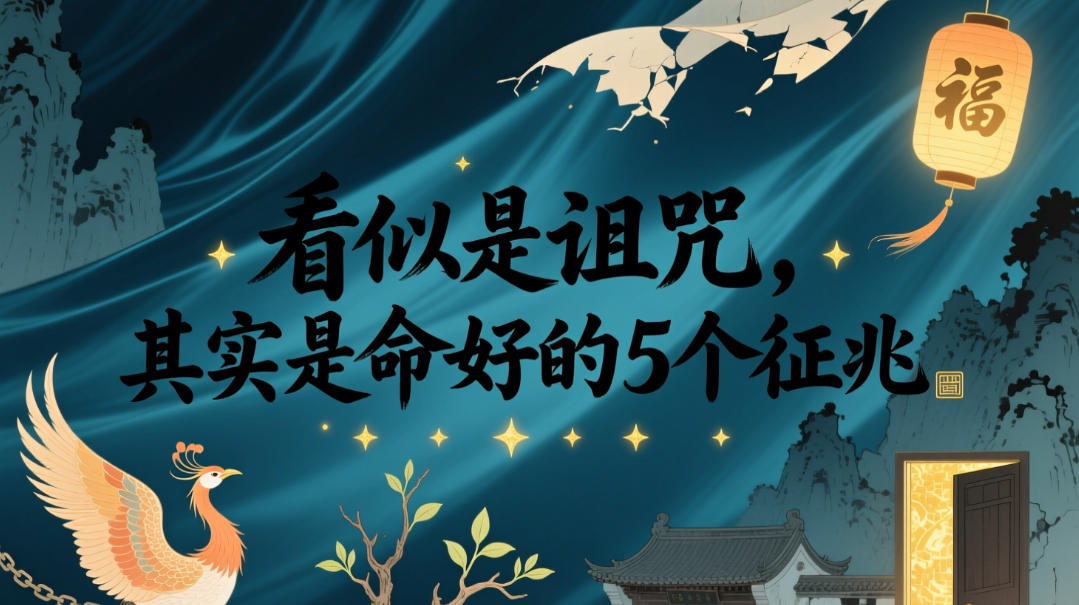 付费文章：看似是诅咒，其实是命好的5个征兆-佰因轻创网