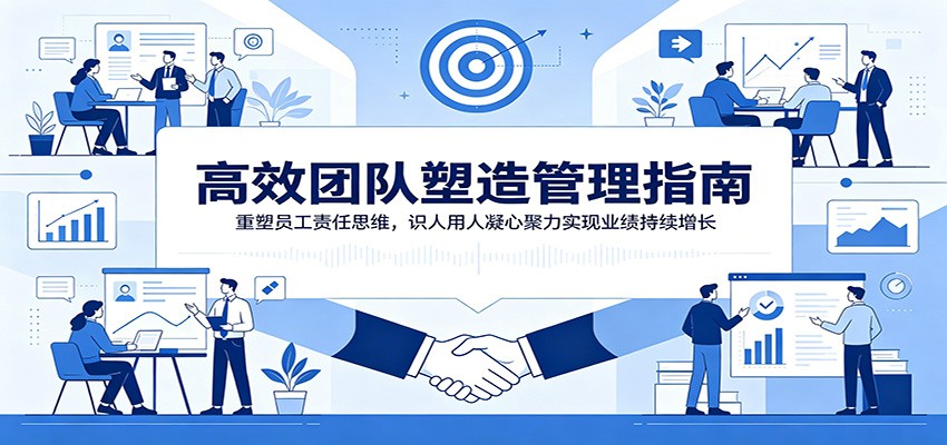 高效团队塑造管理指南：重塑员工责任思维，识人用人凝心聚力实现业绩持续增长-佰因轻创网