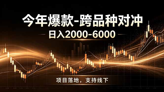 全新跨品种对冲模式上线！日稳定盈利 2000-6000，合规长久可批量放大-佰因轻创网