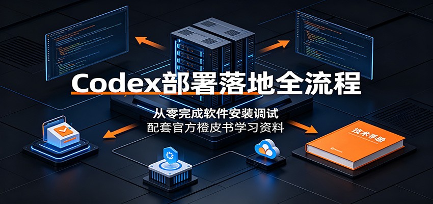 Codex部署落地全流程：从零完成软件安装调试，配套官方橙皮书学习资料-佰因轻创网