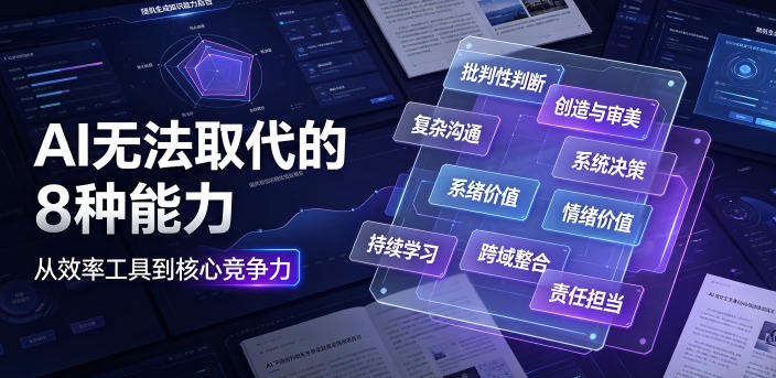 付费文章：AI无法取代的8种能力-佰因轻创网