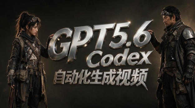 GPT5.6+Codex自动化视频生成：提示词设计×角色设定×封面海报×工作流思路，高效产出AI视频-佰因轻创网