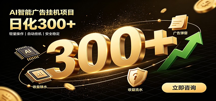 捡钱方法教学，AI广告全新玩法，月入过万无压力，适合各类人群兼职创业-佰因轻创网