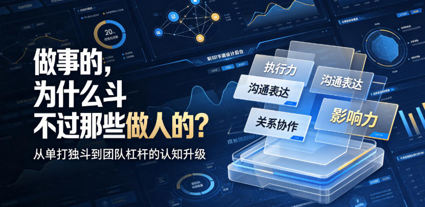 付费文章：做事的，为什么斗不过那些做人的？-佰因轻创网