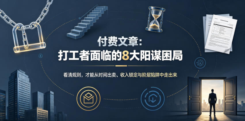 付费文章：打工者面临的8大阳谋困局-佰因轻创网
