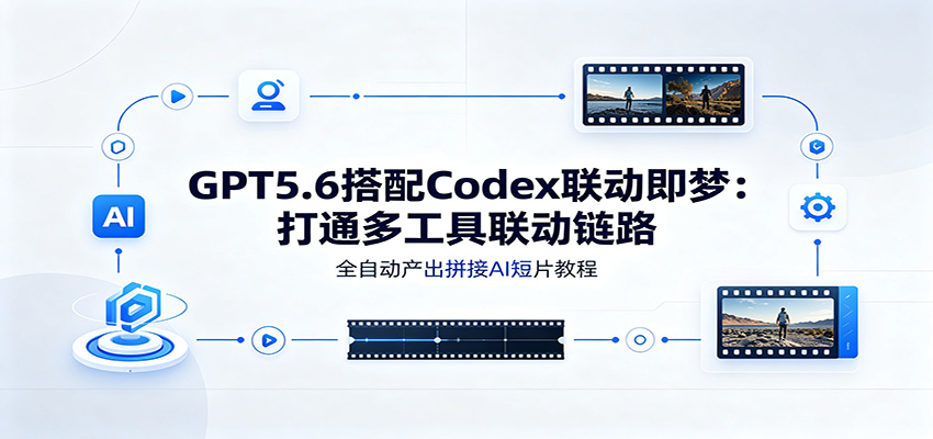 GPT5.6搭配Codex联动即梦：打通多工具联动链路，全自动产出拼接AI短片教程-佰因轻创网