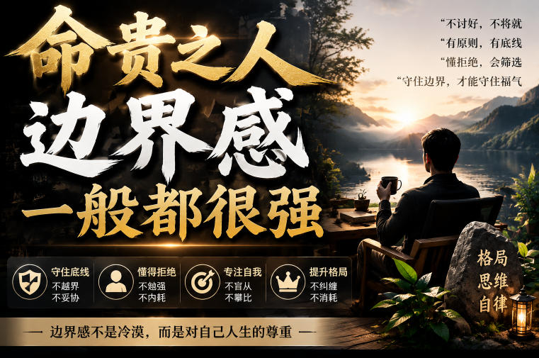 付费文章：命贵之人，边界感一般都很强-佰因轻创网