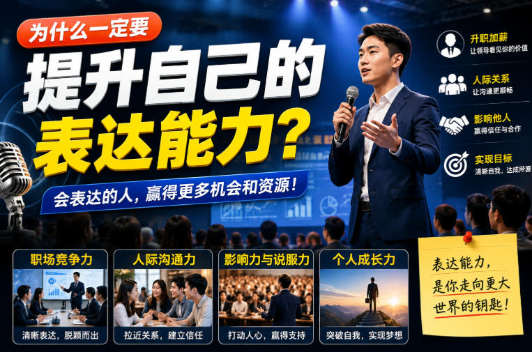 付费文章：为什么一定要提升自己的表达能力？-佰因轻创网