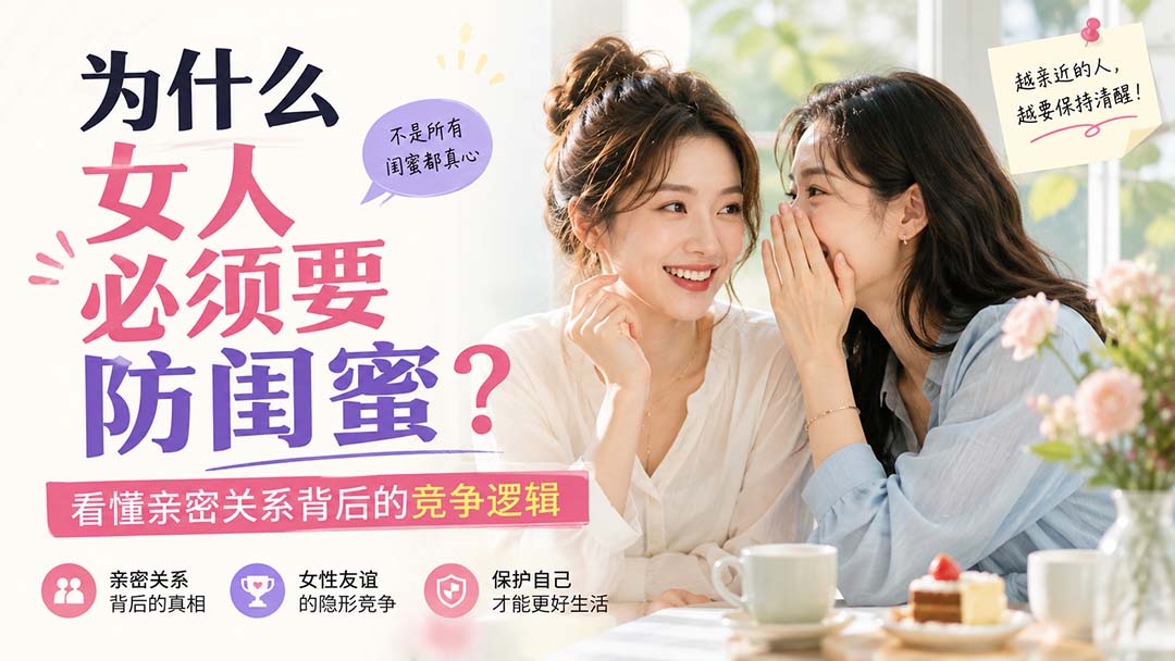 付费文章：为什么女人必须要防闺蜜？看懂亲密关系背后的竞争逻辑-佰因轻创网