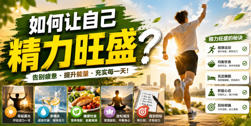 付费文章：如何让自己精力旺盛？-佰因轻创网