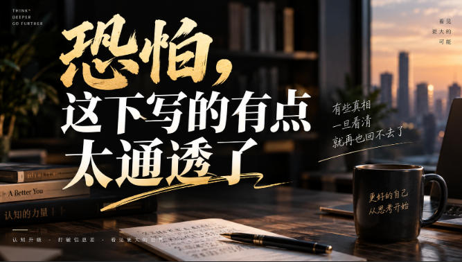 灏泽叔最新付费文章：恐怕，这下写的有点太通透了-佰因轻创网