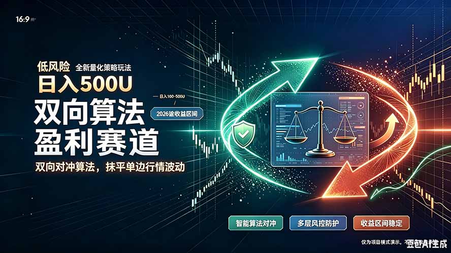 算法对冲/EA量化，日入500刀，躺着赚钱！你把它当做“自动提款机”，它把你就爆了-佰因轻创网
