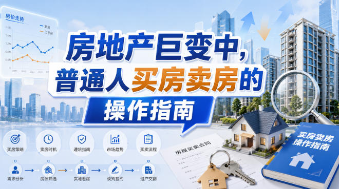 付费文章：房地产巨变中，普通人买房卖房的操作指南【上篇+下篇】-佰因轻创网