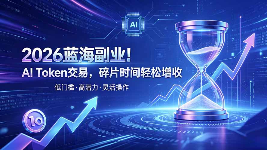 AI Token算力赛道！普通人可入局的数字副业-佰因轻创网