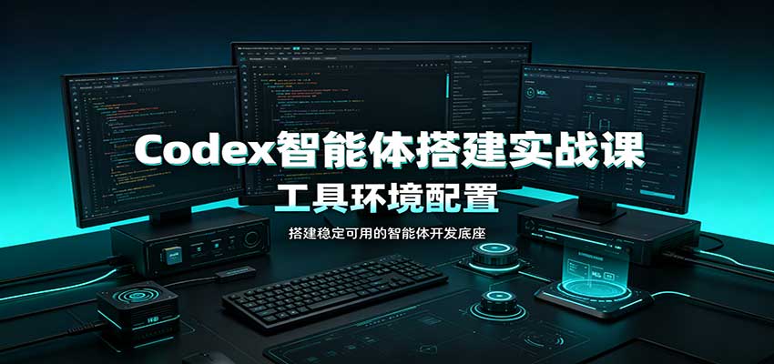 Codex智能体搭建实战课：工具环境配置，自定义技能开发，多业务自动化教学-佰因轻创网