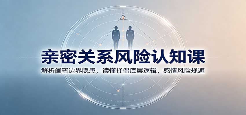 亲密关系风险认知课：解析闺蜜边界隐患，读懂择偶底层逻辑，感情风险规避-佰因轻创网