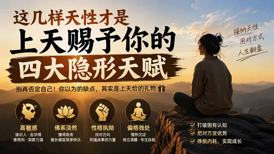 付费文章:这几样天性才是上天赐予你的四大隐形天赋-佰因轻创网