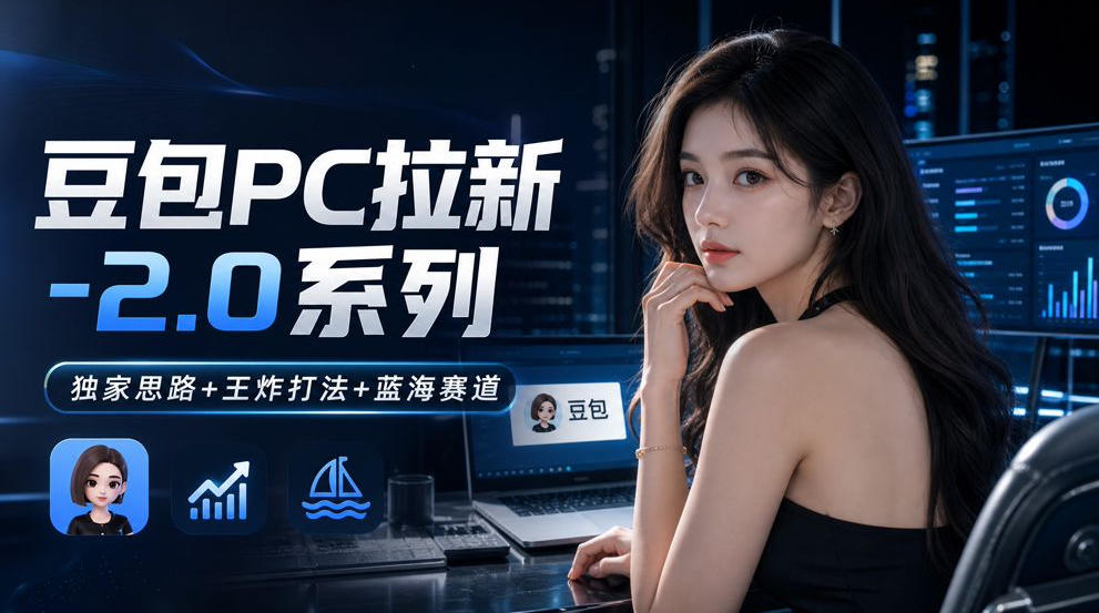 豆包PC拉新2.0系列-独家思路+王炸打法+蓝海赛道-佰因轻创网