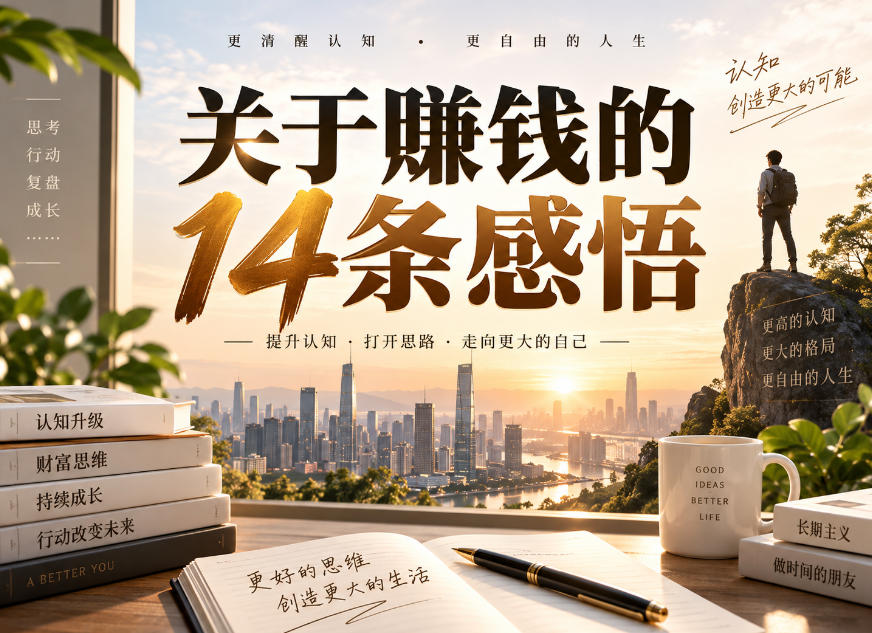 付费文章：关于賺钱的14条感悟-佰因轻创网