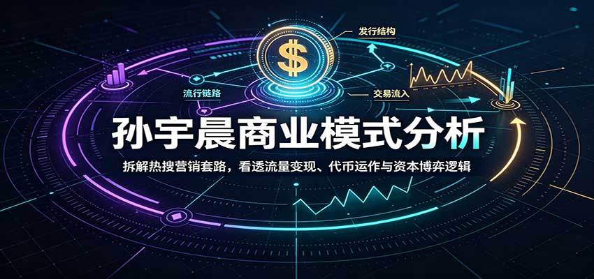 孙宇晨商业模式分析：拆解热搜营销套路，看透流量变现、代币运作与资本博弈逻辑-佰因轻创网
