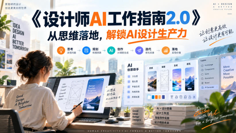《设计师AI工作指南2.0》从思维落地-无水印，解锁AI设计生产力-佰因轻创网