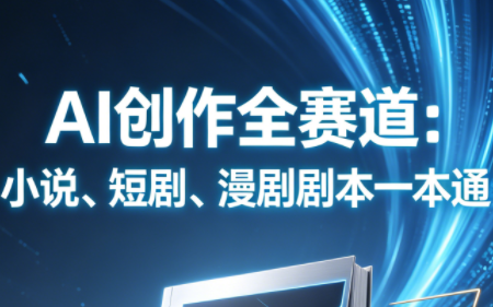 AI创作全赛道：小说、短剧、漫剧剧本一本通(更新9月)-佰因轻创网