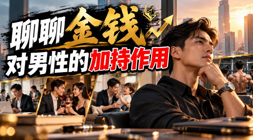 某公众号付费文章：聊聊金钱对男性的加持作用-佰因轻创网
