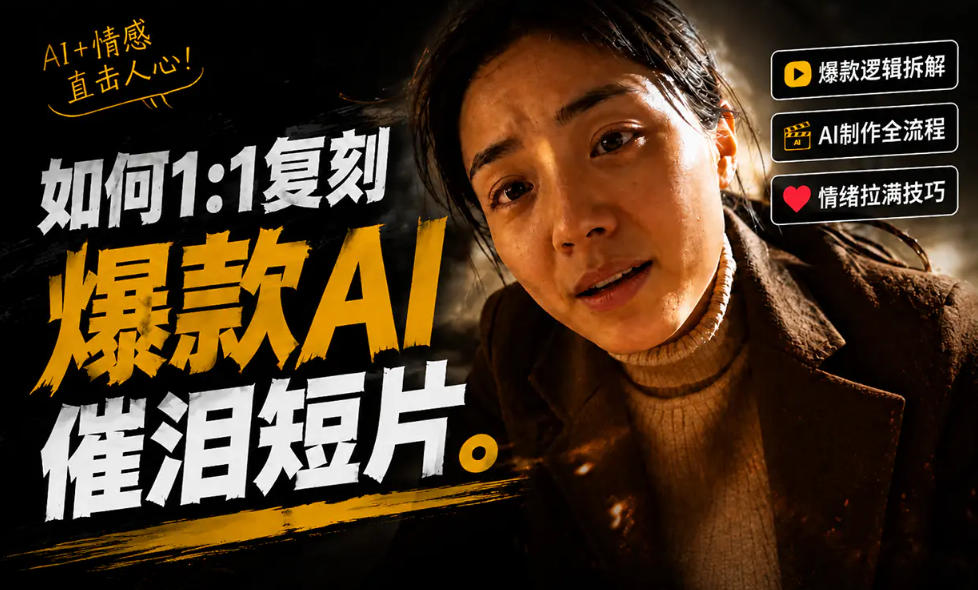 豆包+Gemini生成真人AI短剧-拆解复刻百万爆款第一人称短片，一站式讲透爆款复刻全流程-佰因轻创网